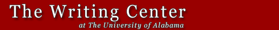 The University of Alabama Writing Center Logo